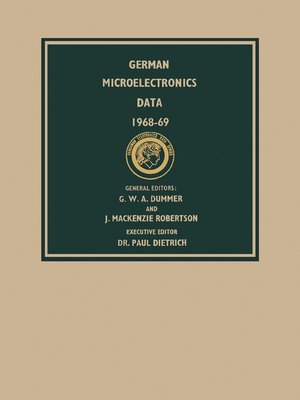 cover image of German Microelectronics Data 1968–69